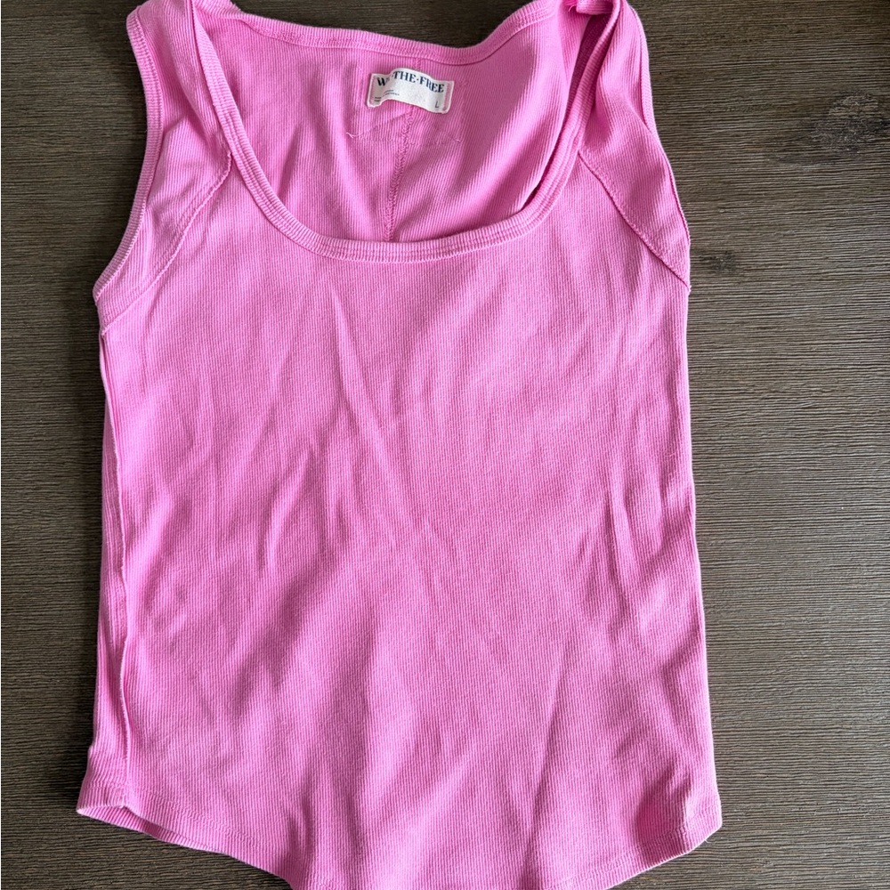 Size L We The Free Bright Pink Tank Top